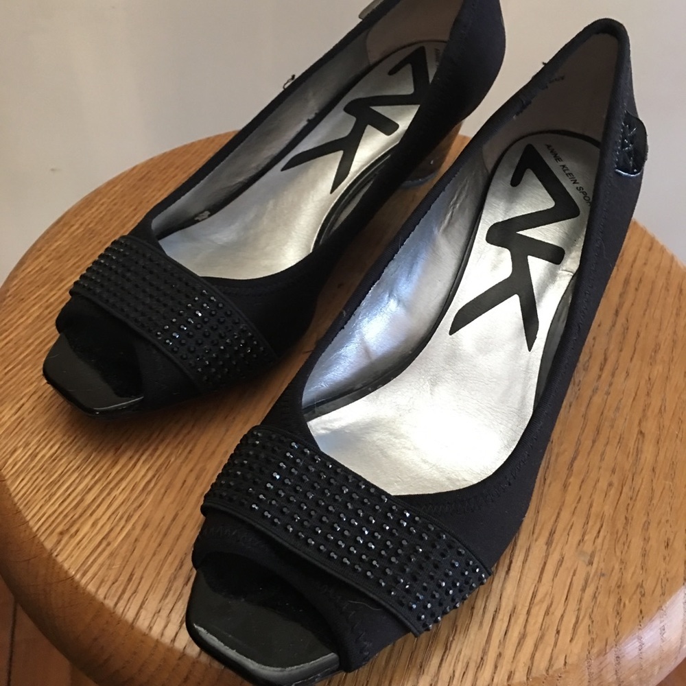 Anne Klein Sport with Peep toe wedges